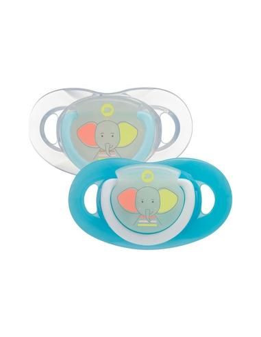 Chupetes Natural Physio silicona Fluorescentes Bébé Confort Road Tripping (x2)